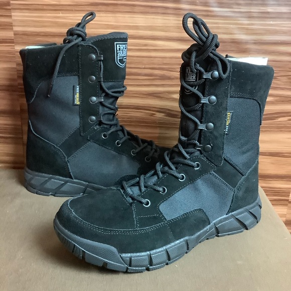 Free Soldier Shoes Free Soldier Mens Lace Up Combat Tactical Boots